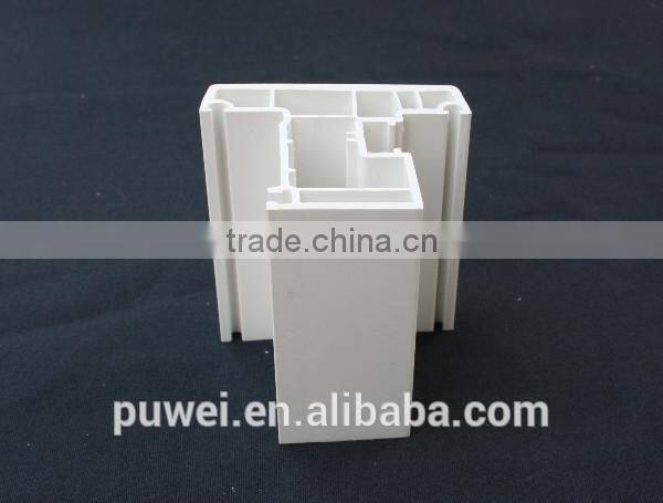60 white pvc profile for window and doors