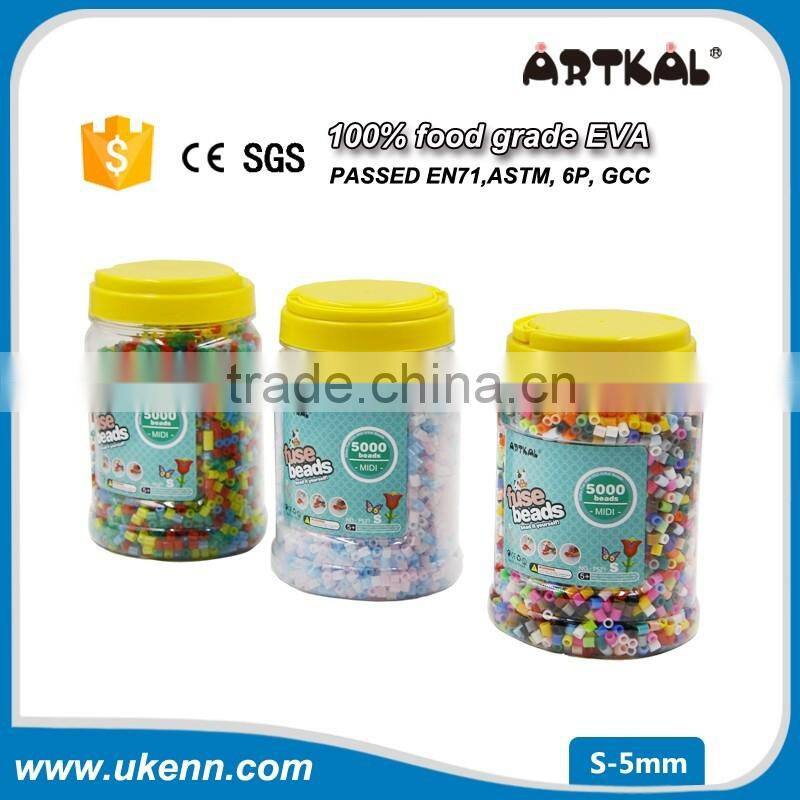 2016 newest EVA plastic original 2.6mm fused perler beads
