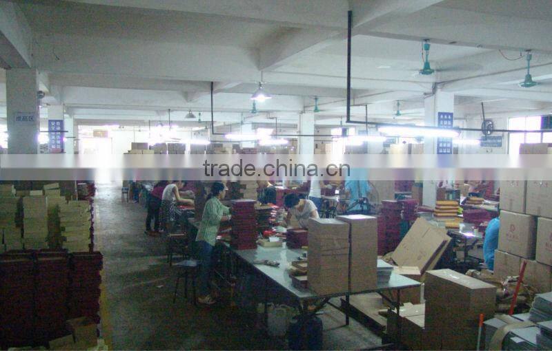 Popular leather wood wine box with a spring loaded hinge