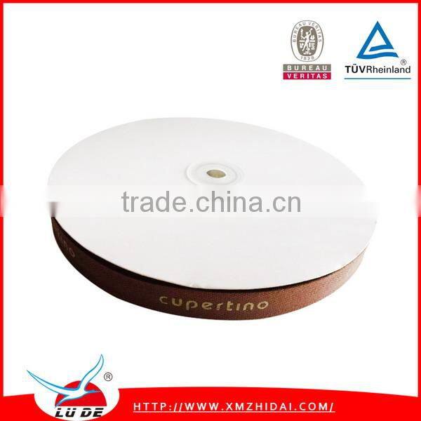 Wholesale Blue color satin ribbon with sliver edge