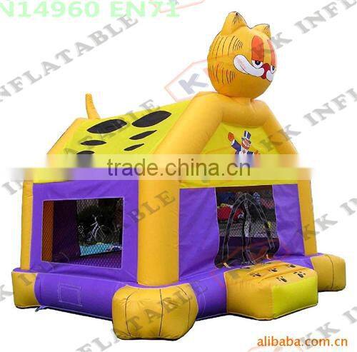 PVC Double slide toys bouncer inflatable for play center