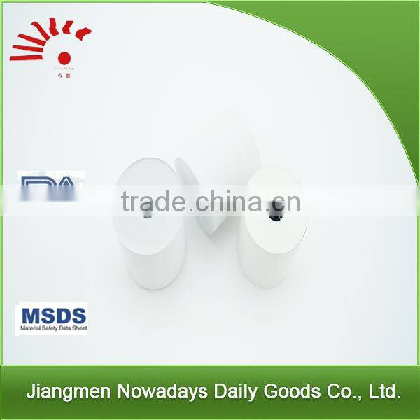 80*50mm recycle cheap thermal paper ticket systems paper for bank notes