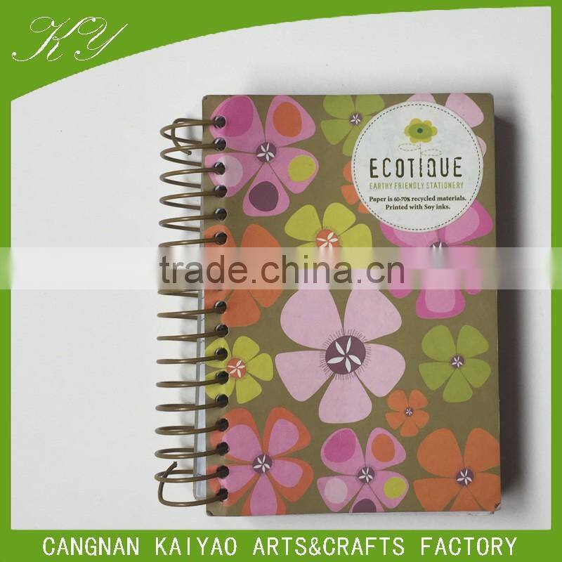 Soft paper spiral school compostion notebook for promotion