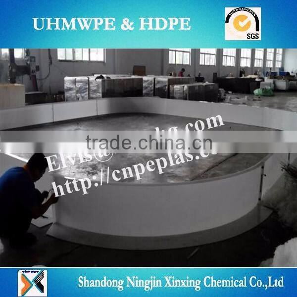 HDPE Skating Synthetic Ice Rink mobile hockey dasher board