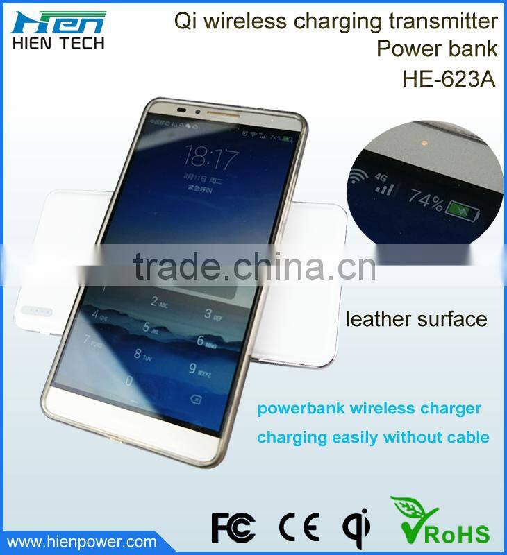 Factory supply 10000mAh high quality qi wireless powerbank charger from China