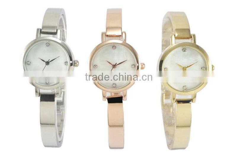 New watch models for Chrismas purasure fashion real MOP dial design bracelet ladies watches online website sale