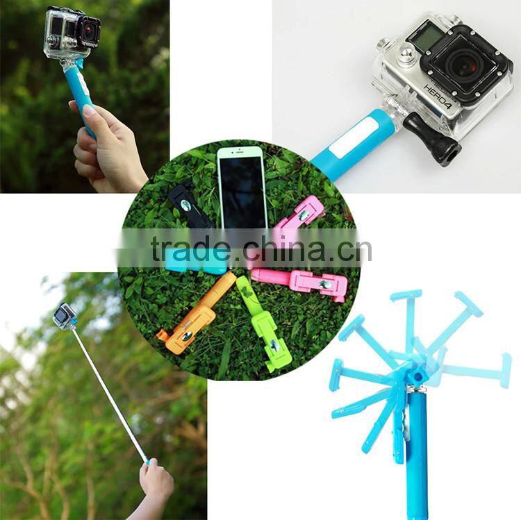 colorful choice mini bluetooth selfie stick wireless