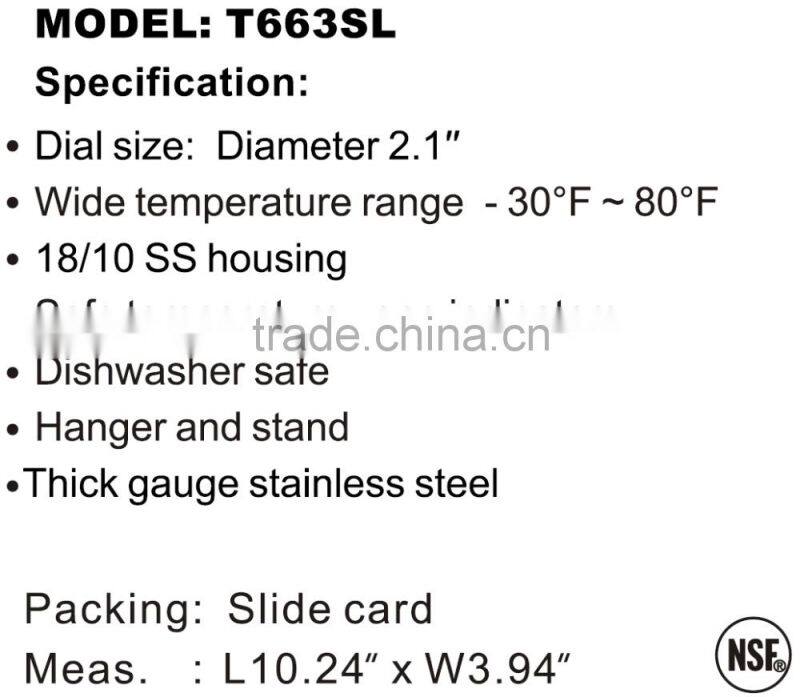 Fridge/Freezer Thermometer_T663SL