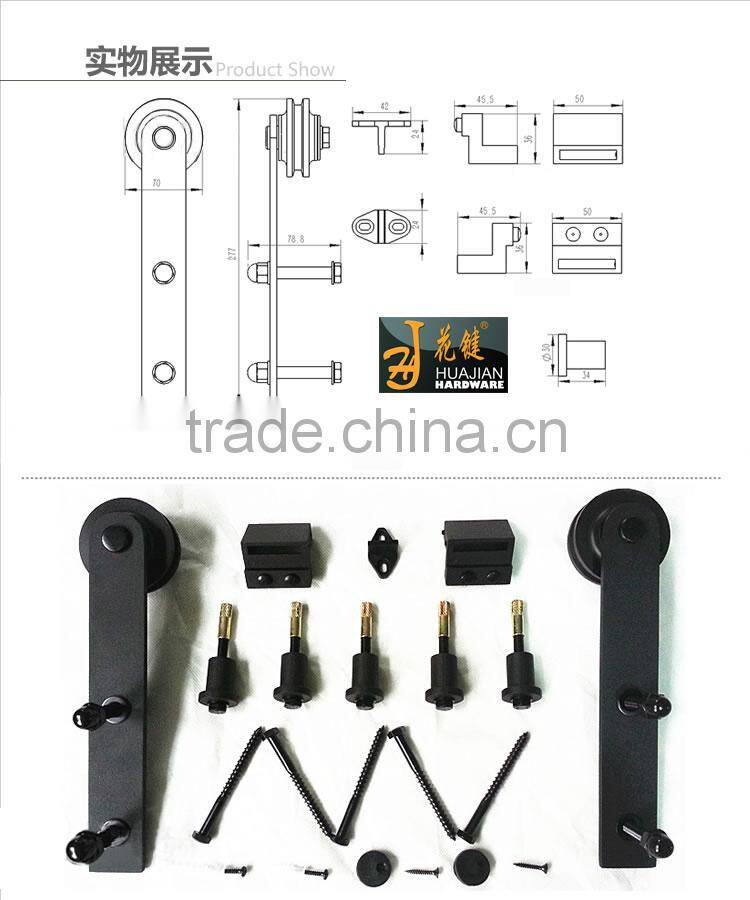 Modern Style Sliding Barn Wood Door Hardware Closet Roller Shutter