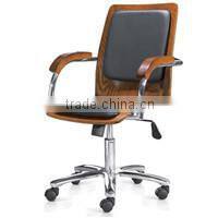 New Black Leather Wooden Executive Chairs/Arms Chairs/Wooden Arms Chairs