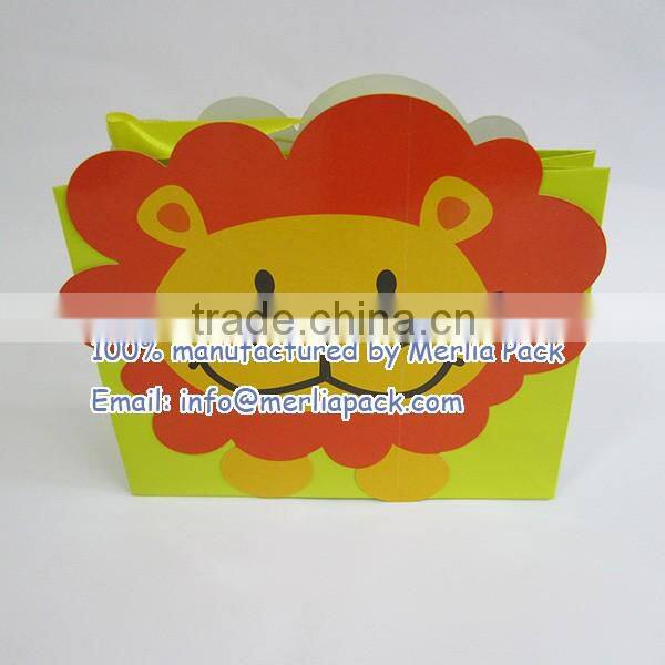 High Quality Cartoon Paper Bag Gift Wrap Bag for Children Christmas Thanksgiving Bags