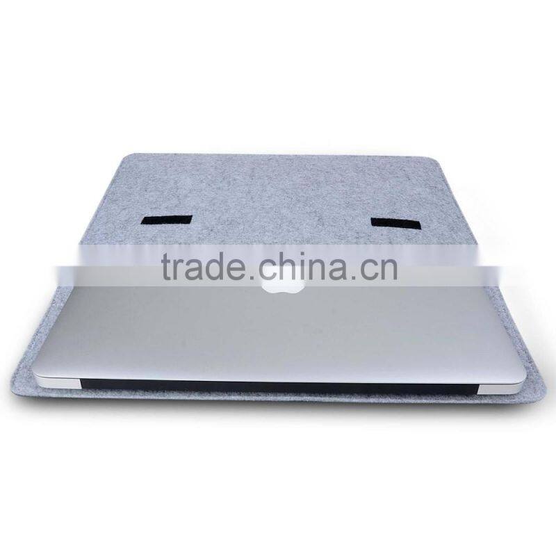 Premium Gift Wool Felt Laptop Sleeve for MacBook Air Pro 11" 13" 15" Laptop Bag