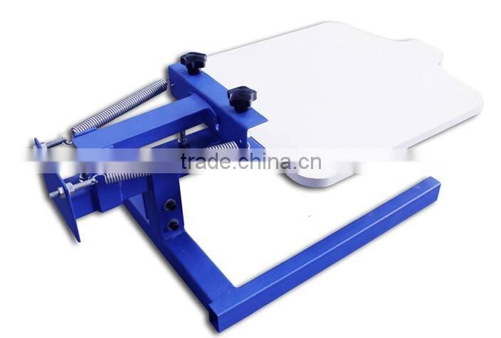 1 color 1 station screen printing machine