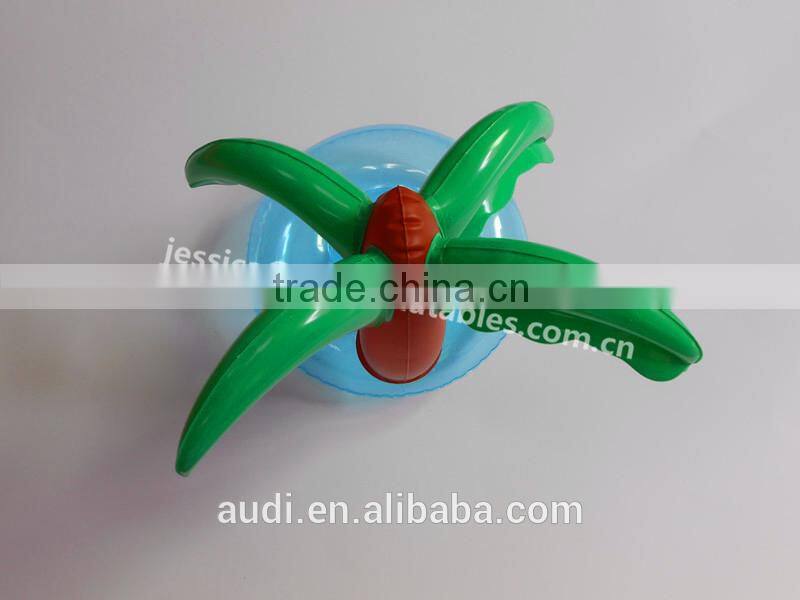 Plastic Inflatable palm tree cup holders
