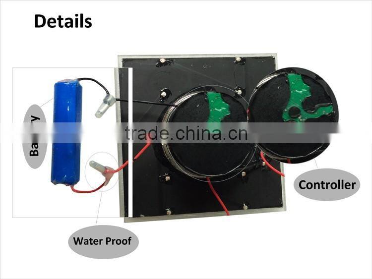 2016 red all in one plaza solar glass grave light