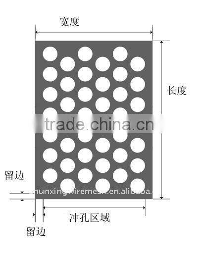 Round Mesh Perforated Metal Net