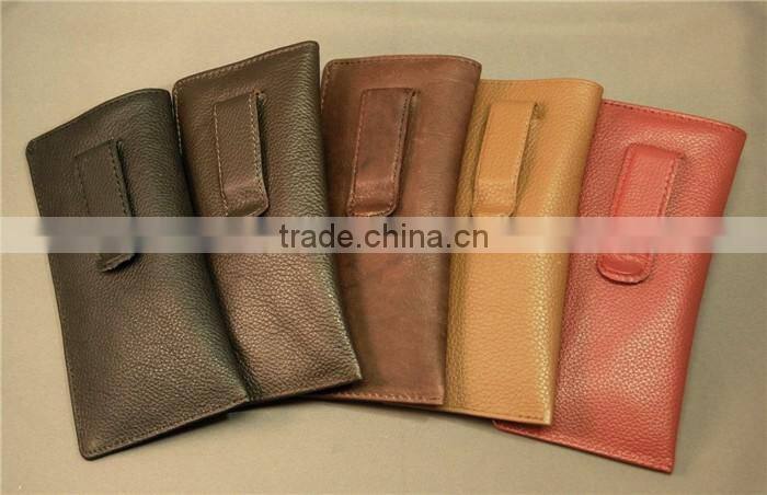 Customized design Premium Leather Eyeglass /Personlized Glasses Case with CLIP