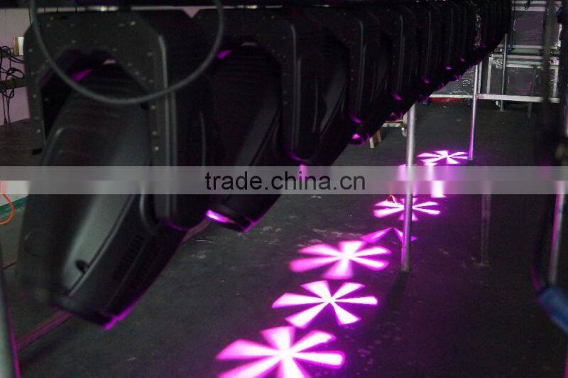 spot colourful 8 facet and 6 facet double prism beam moving head light