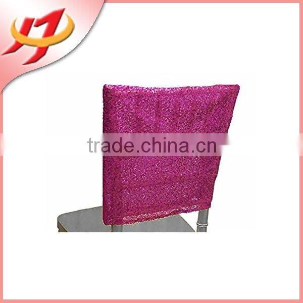 Hot sale sequine Chair top Covers for weddings