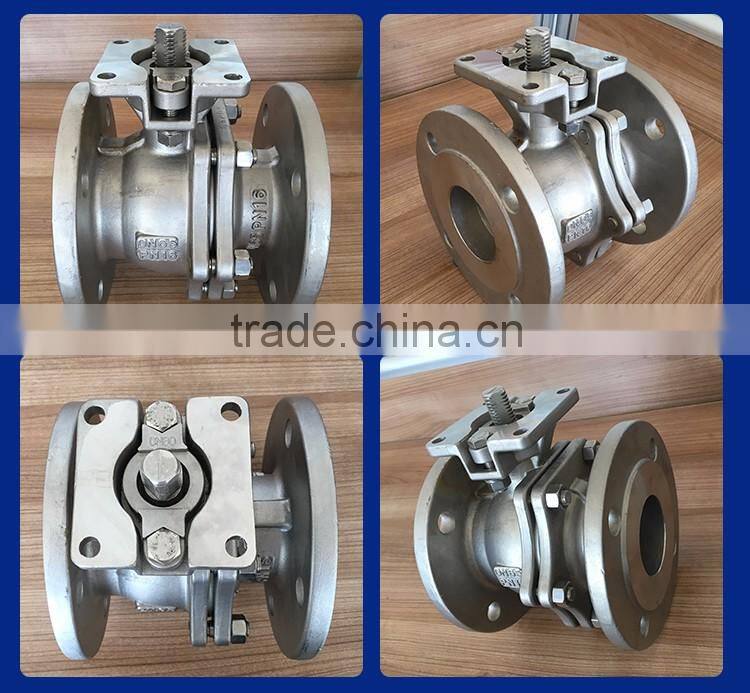Testing according to API-598 stainless steel stainless flanged ball valve with flanged