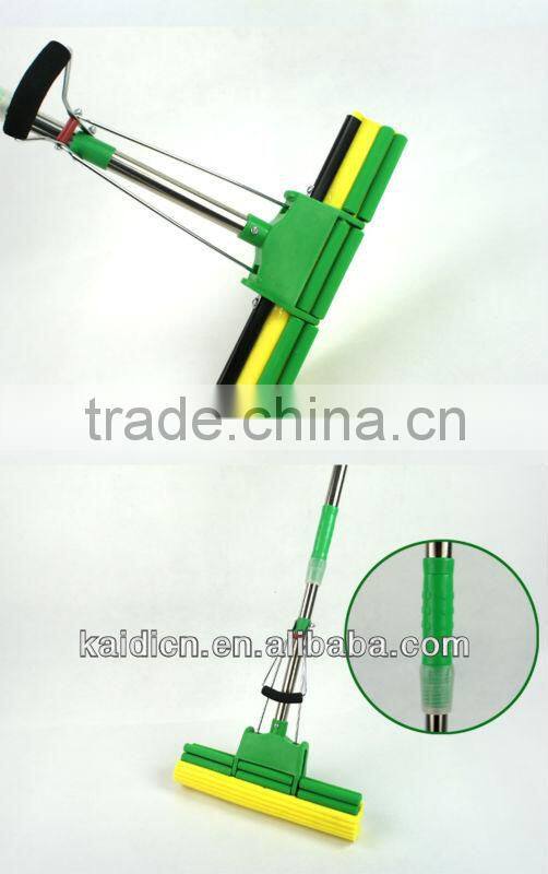 Best selling stainless steel handle double roller magic PVA mop