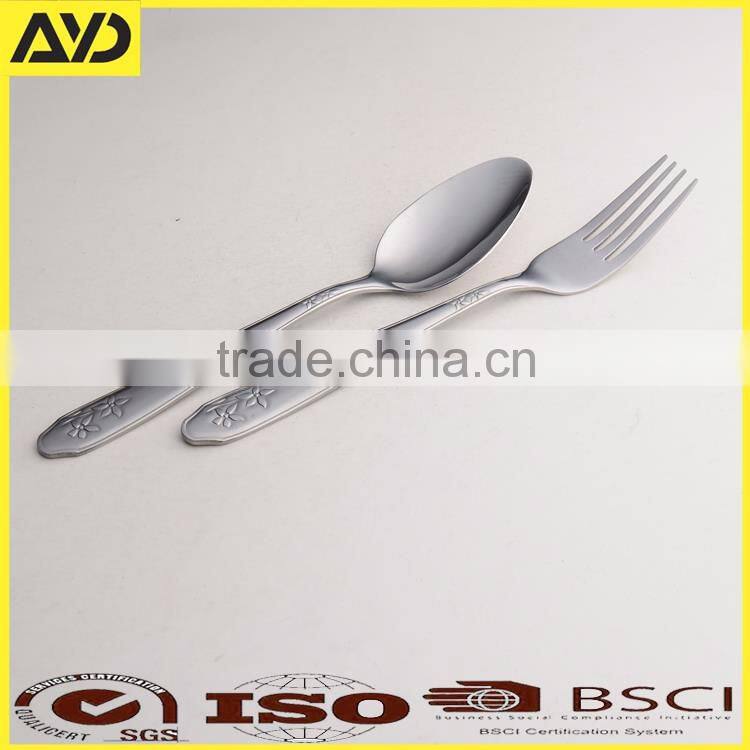 Portable Western Stainless Cutlery Set Stainless Steel Spoon Fork Knife