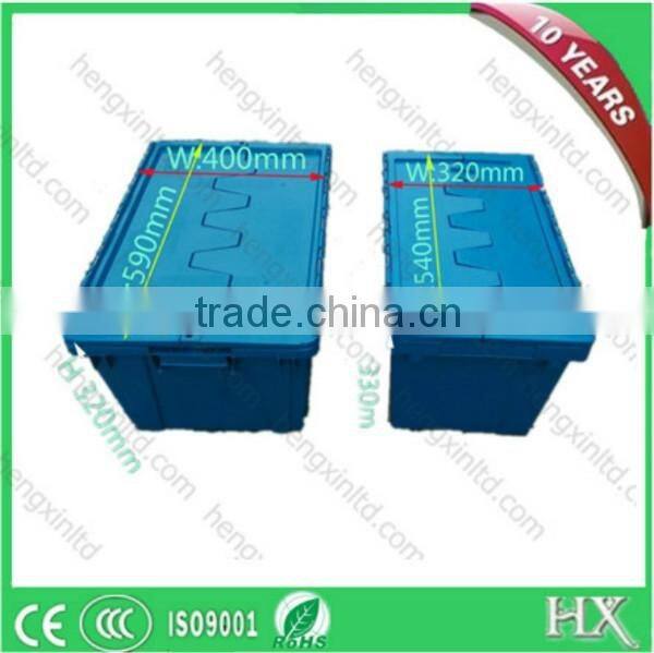 Factory Wholesale Lockable Stackable Plastic Turnover Box