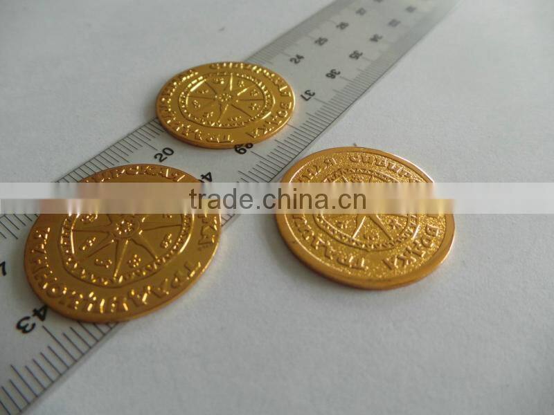Factory direct sales gold metal cheap custom coin for sale