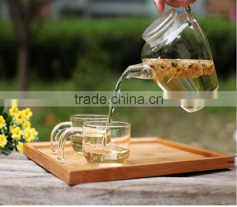 Creative glass mug glass water cup movement with a cup