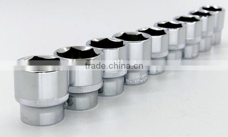 28 Pieces 12.5mm Series Hand Sleeve Tools Kit With Portable Case Socket Wrench Set