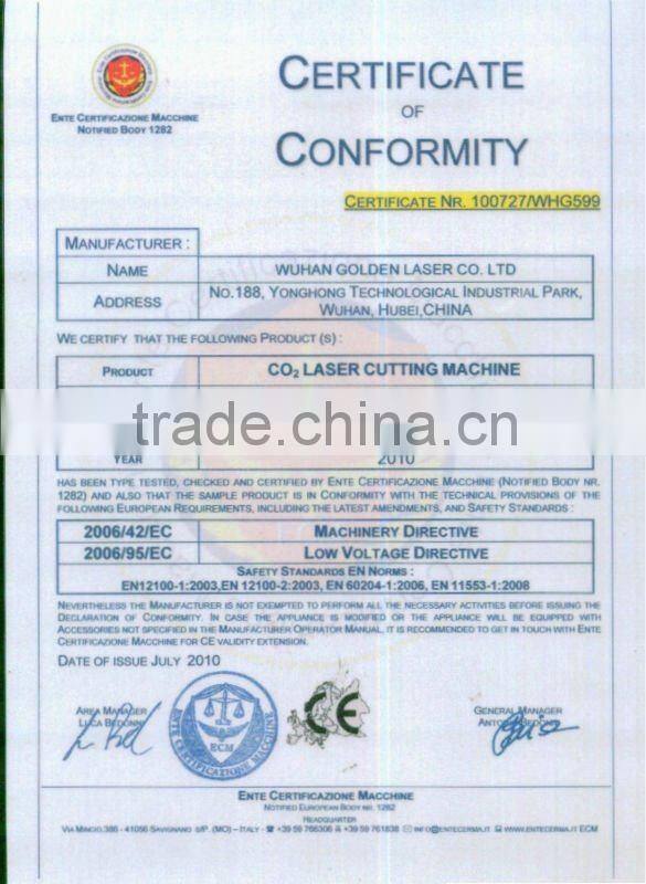 CO2 Nonmetal Laser Engraving/Marking Machine