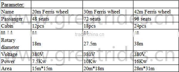 amusement ferris wheel 89m big ferris wheel for sale