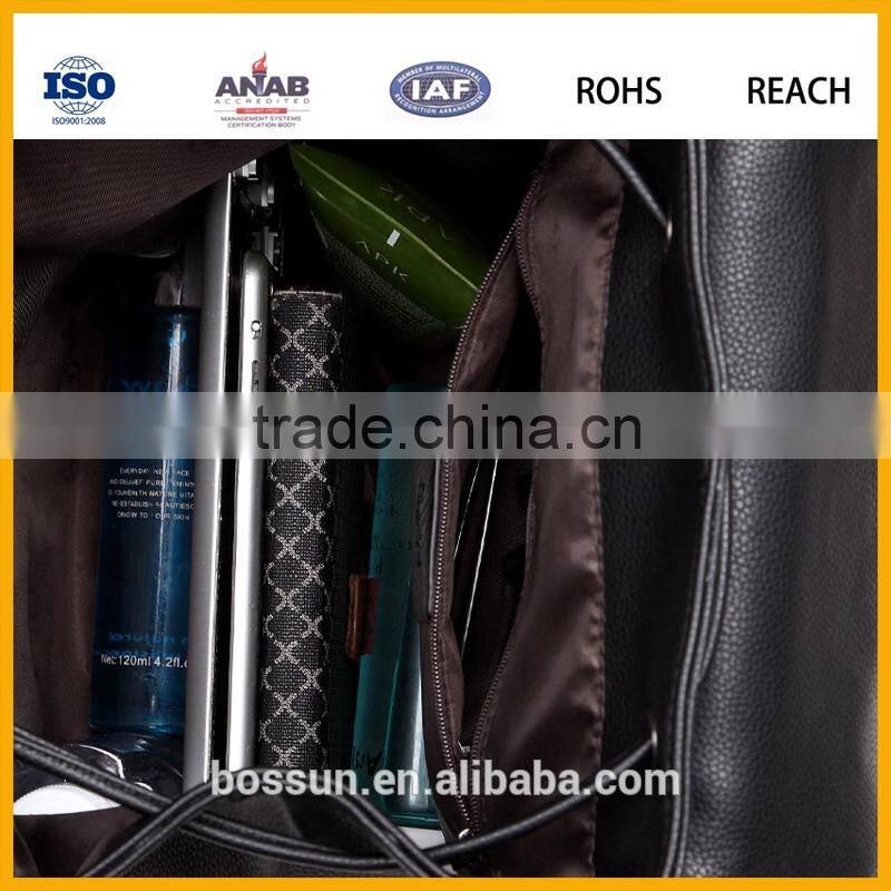 2016 new design classic pu leather backpack