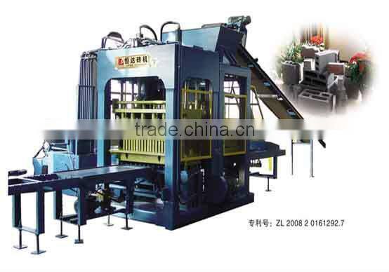 QT10-15 hydraulic pree machine big capacity concrete brick making machine