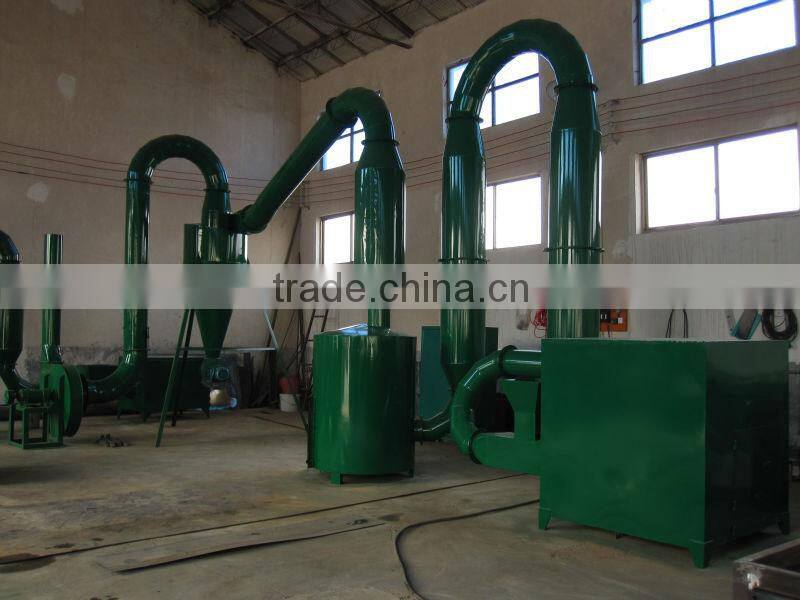 one tone per hour sawdust drying machine with engine