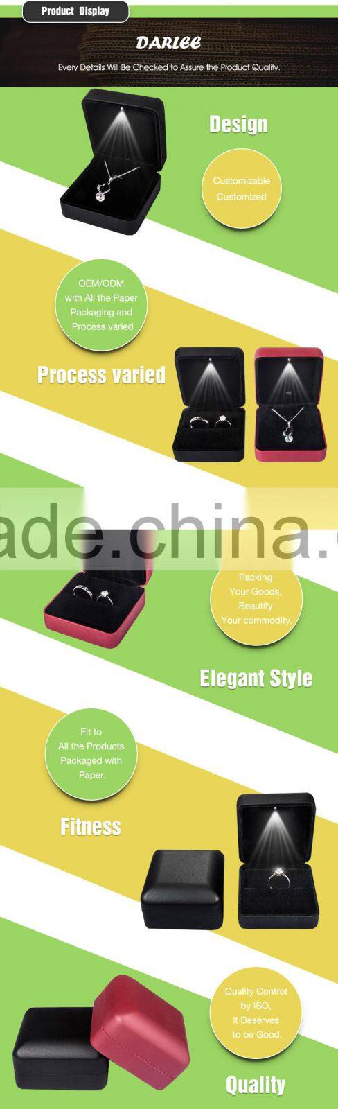 New design custom made paper jewelry necklace gift box for valentines