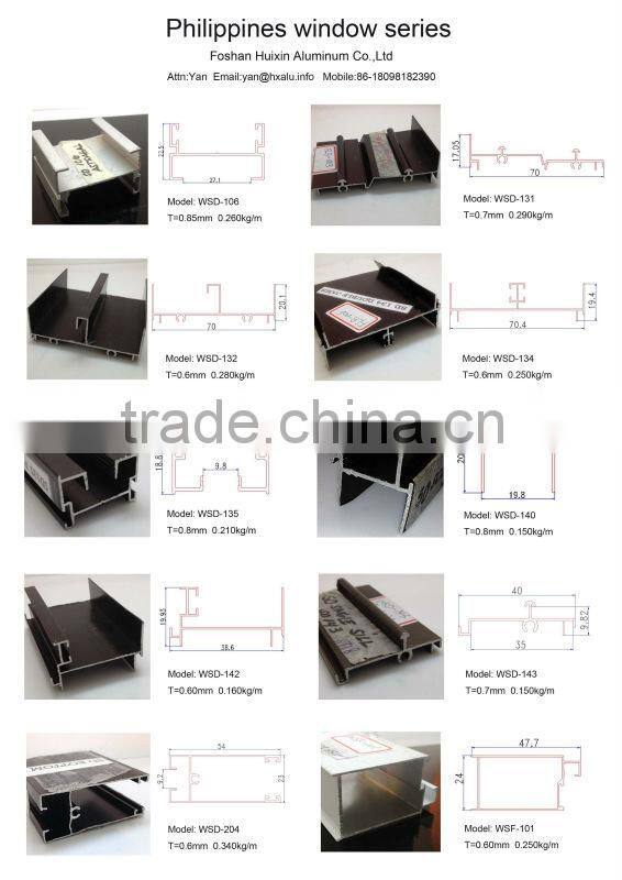 aluminum profile manufacturer in Foshan city