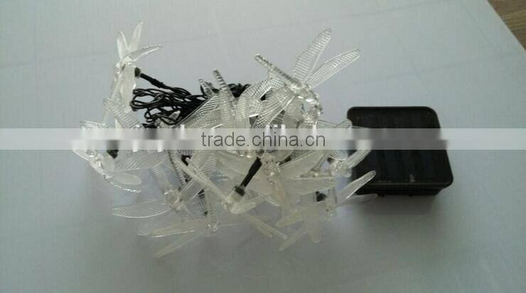 solar lights 20leds dragonfly outdoor garden tree light