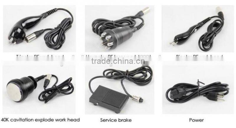 New RF skin rejuvenation cavitation body slimming machine with ce