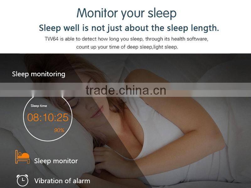 Newest TW64 Fitness Tracker Bluetooth Smartband Sport Bracelet Smart Band Wristband Pedometer For iPhone IOS Android PK Fitbit