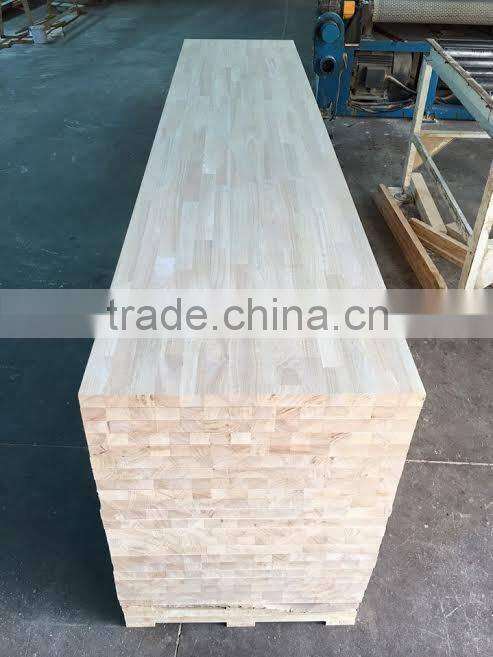 Rubber wood finger joint board/Rubber glued laminated timber