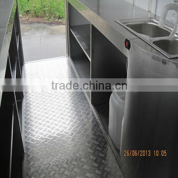 JX-FS420 Commercial Stainless Steel Outdoor Customized mobile food canteen