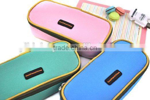 Customized Premium Quality Pencil Case with Compartments Three Colors