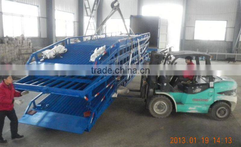 hot dipped galvanized garage car ramp loading ramp container ramp