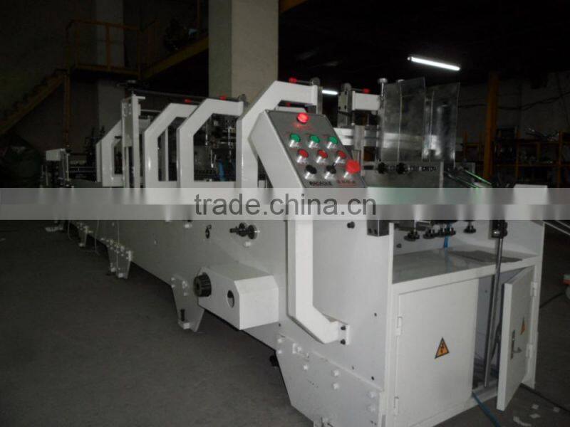 pre-fold gluing folding machine for cardboard gluer with CE