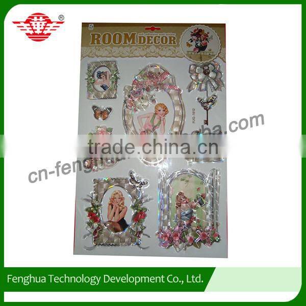 Duarable custom design indoor wall sticker