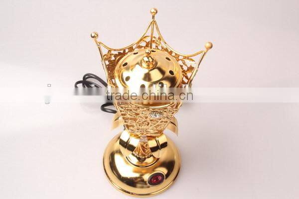 ARAB HOME/OFFICE ANTIQUE ELECTRIC INCENSE CENSER IN METAL CRAFTS