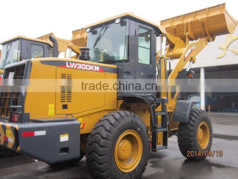 Lowest price articulated mini wheel loader 3T Wheel loader LW300KN for sale