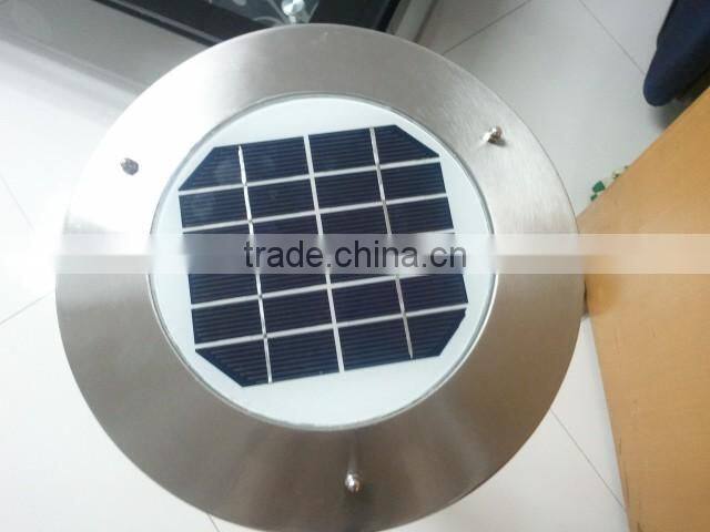 stainless steel solar garden light