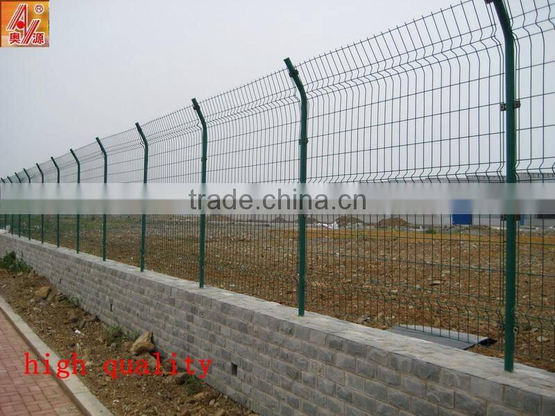 Euro Style Free Standing Metal Palisade Fence / Wrought Iron Fence Panel Hot Sale